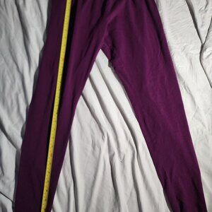 No Boundaries purple leggings size LG (11-13)